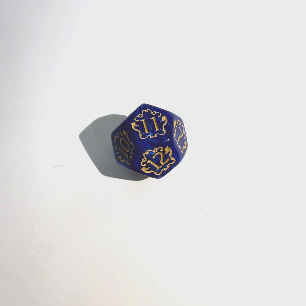Royal Blue Mystic Acryl-Würfelset