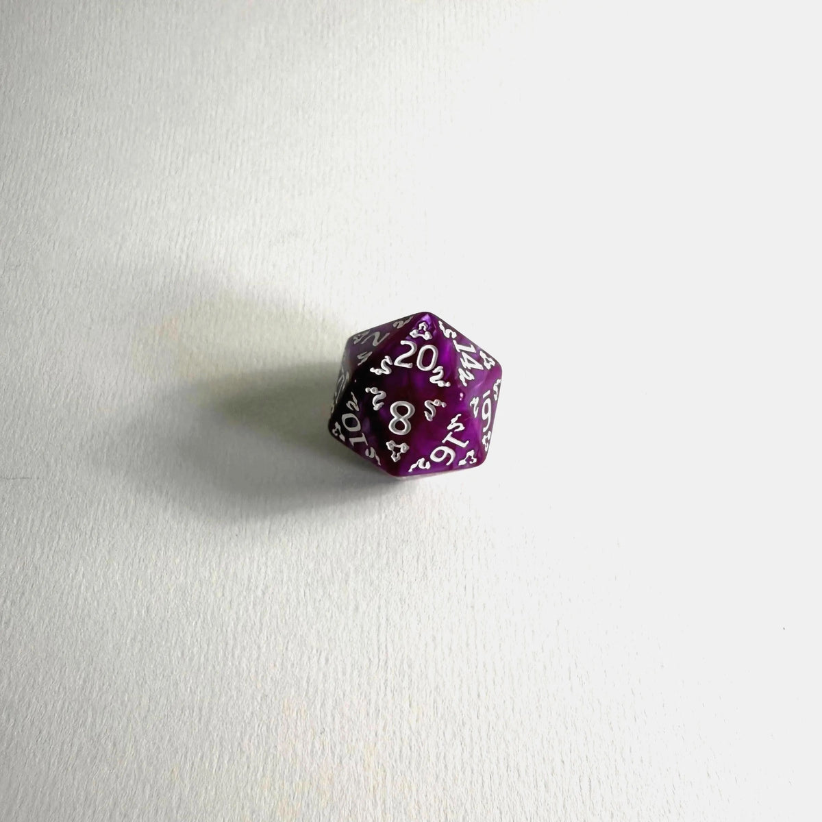 Magenta-mystisches Acryl-Würfelset