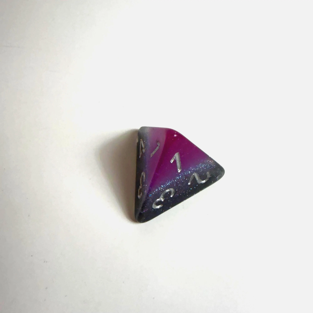 Set de dados acrílicos de la bandera del orgullo asexual