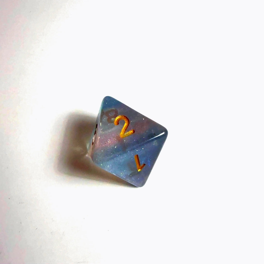 Transgender Pride Flag Acrylic Dice Set